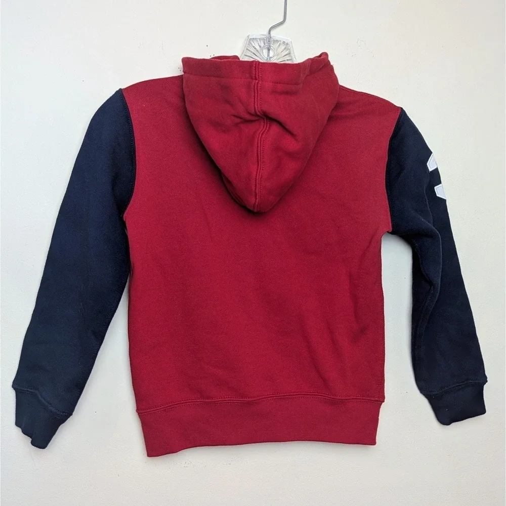 Polo Ralph Lauren Big Pony Logo‎ Patch Fleece Full Zip Hoodie Jacket Boys Size 6